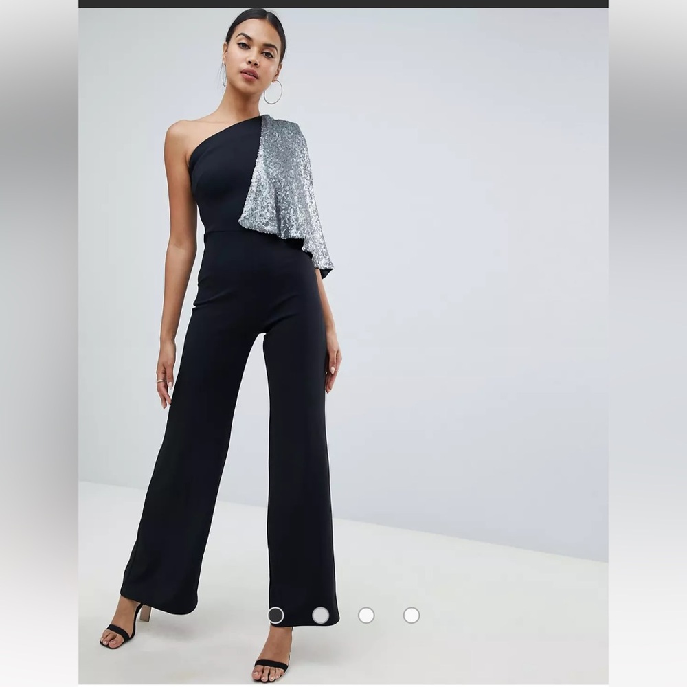 One Shoulder Jumpsuit